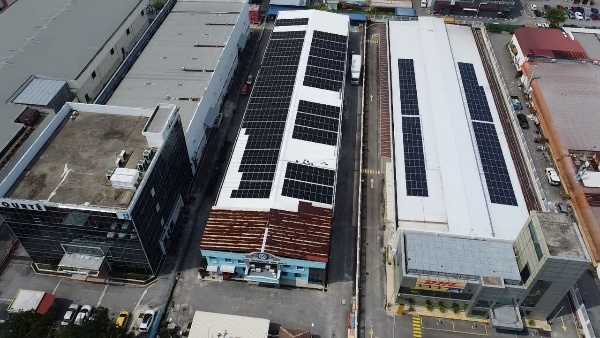 Astern commercial solar installation in Malaysia