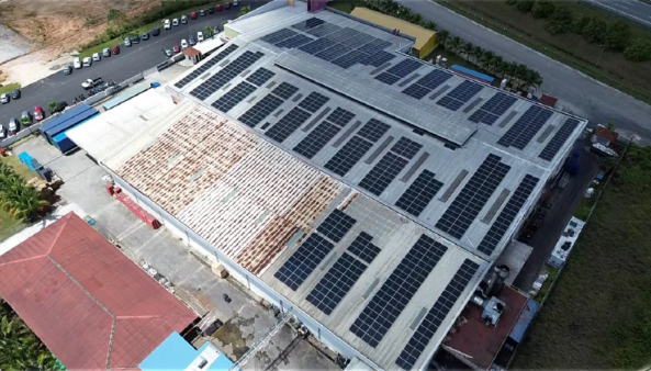 Astern commercial solar installation in Malaysia