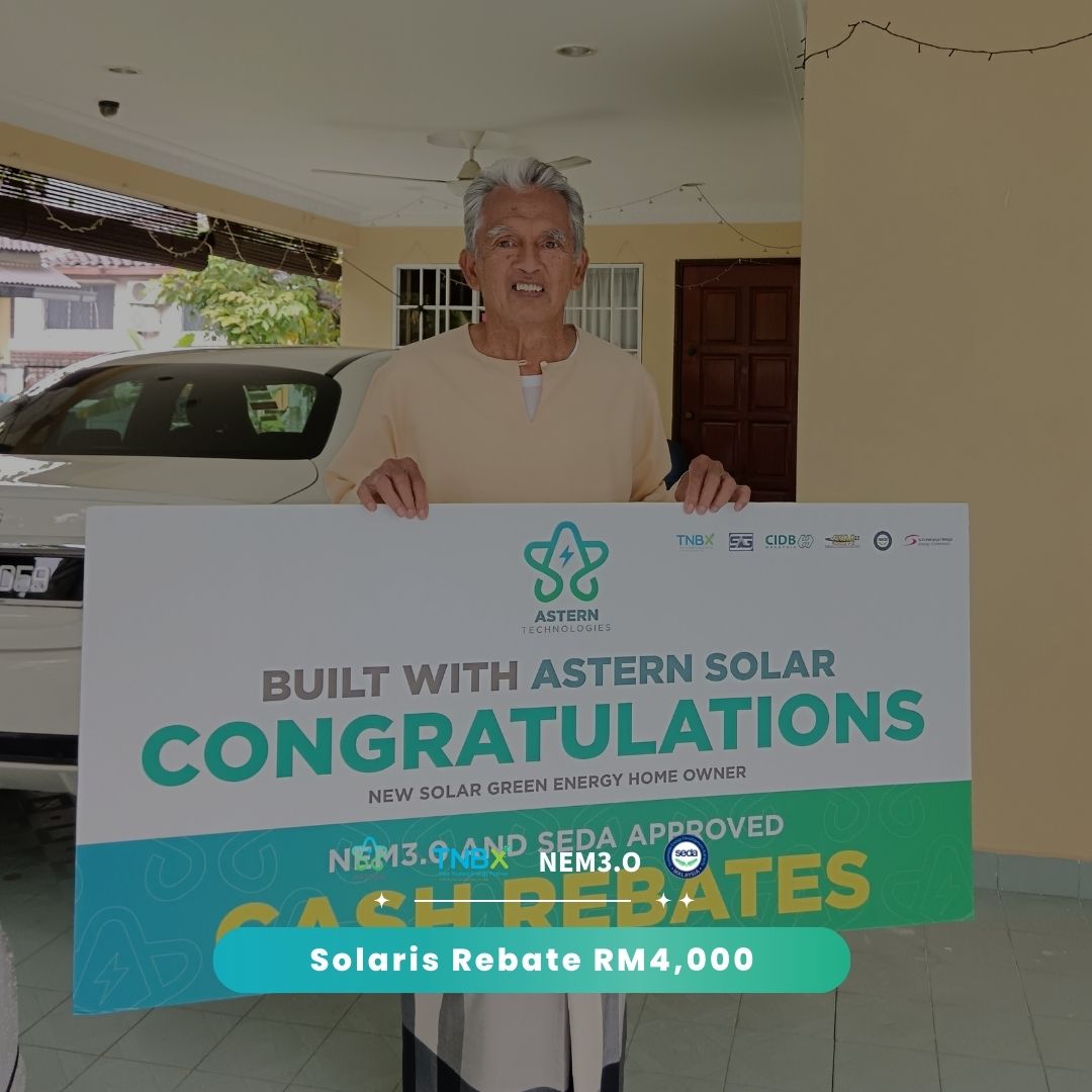 Astern customer claimed Solaris RM4,000 cash rebate