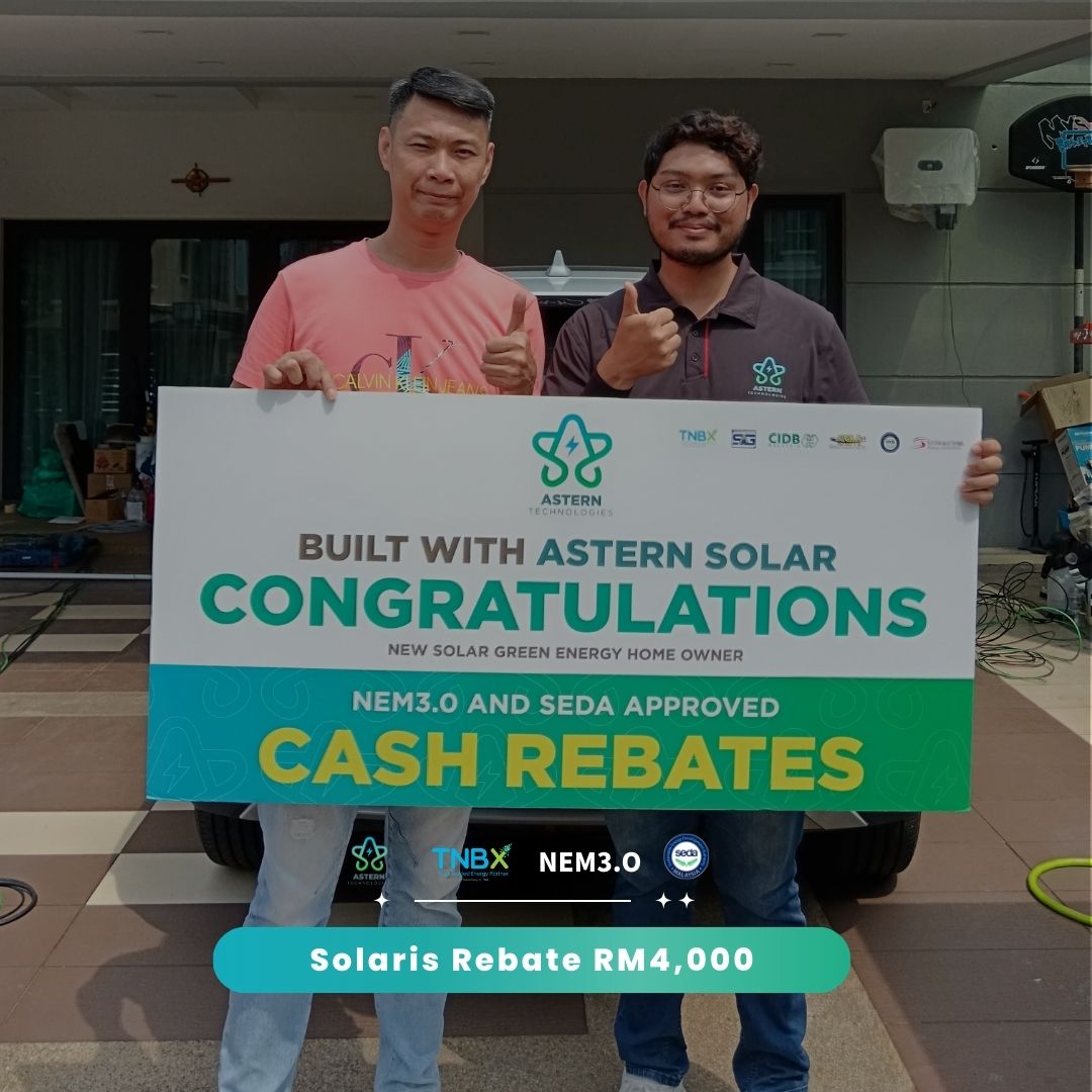 Astern customer claimed Solaris RM4,000 cash rebate